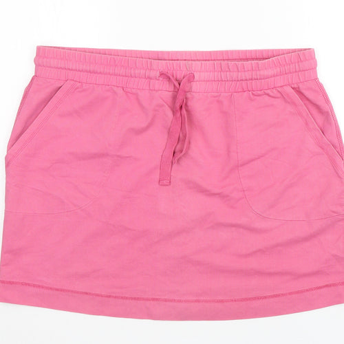 TU Womens Pink  Cotton Mini Skirt Size L
