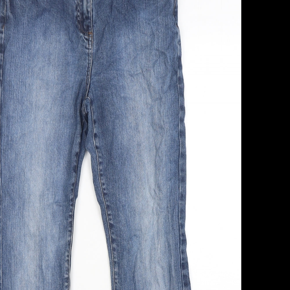 Papaya Womens Blue  Cotton Bootcut Jeans Size 14 L29 in Regular