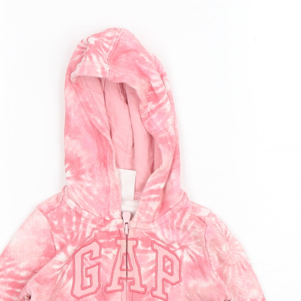 Gap Girls Pink Tie Dye  Jacket  Size 12-18 Months
