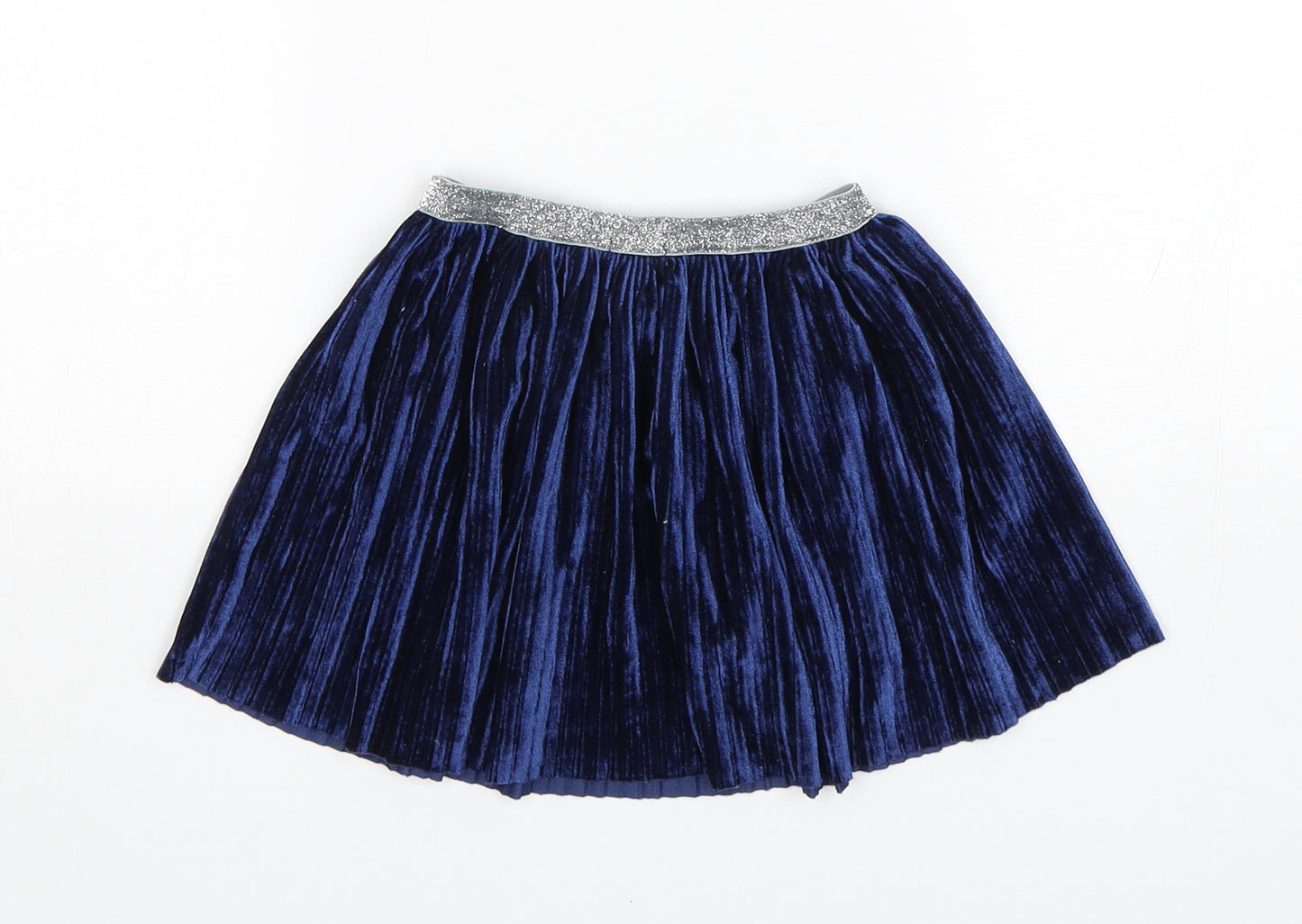 Primark Girls Blue  Polyester Skater Skirt Size 2-3 Years  Regular
