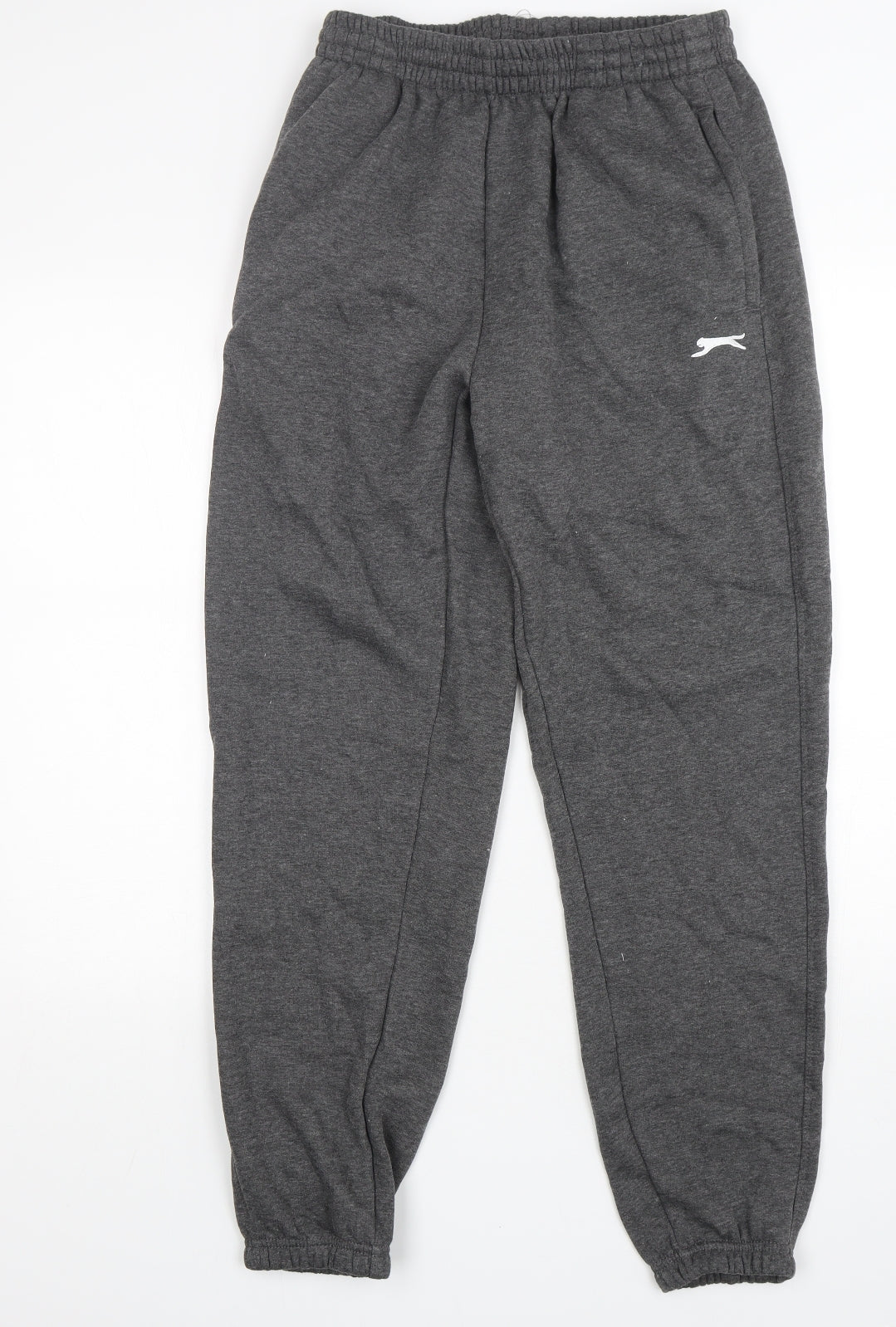 Slazenger Mens Grey  Polyester Sweatpants Trousers Size M L29 in Regular