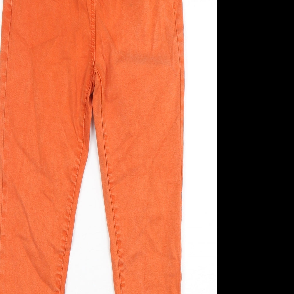 NEXT Womens Orange  Lyocell Skinny Jeans Size 8 L29 in Regular