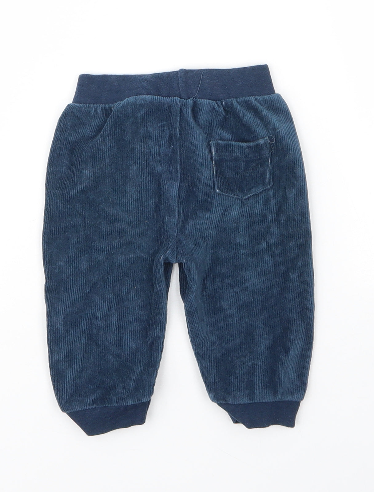 Waitrose Baby Blue  Cotton Capri Leggings Size 3-6 Months  Drawstring