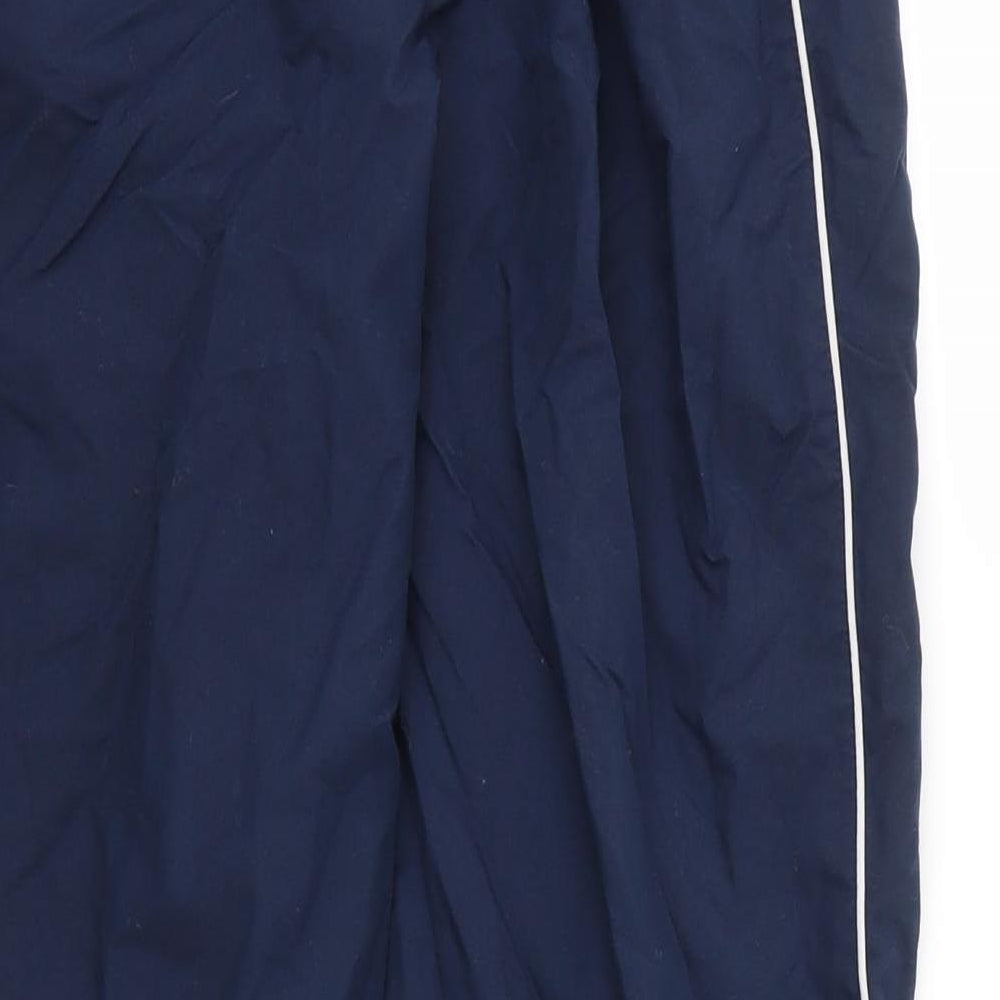 Nike Boys Blue  Polyester Sweatpants Trousers Size 12 Years L24 in Regular Drawstring