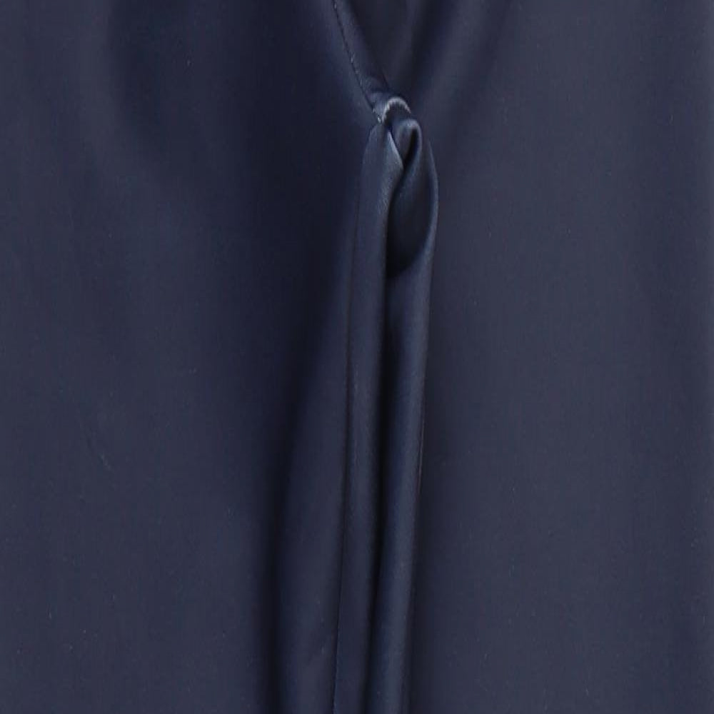 Nike Womens Blue  Polyester Compression Leggings Size S L27 in Regular