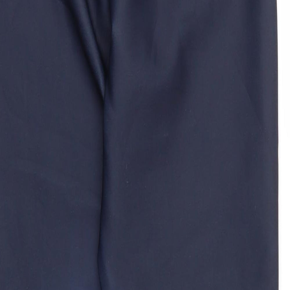 Nike Womens Blue  Polyester Compression Leggings Size S L27 in Regular