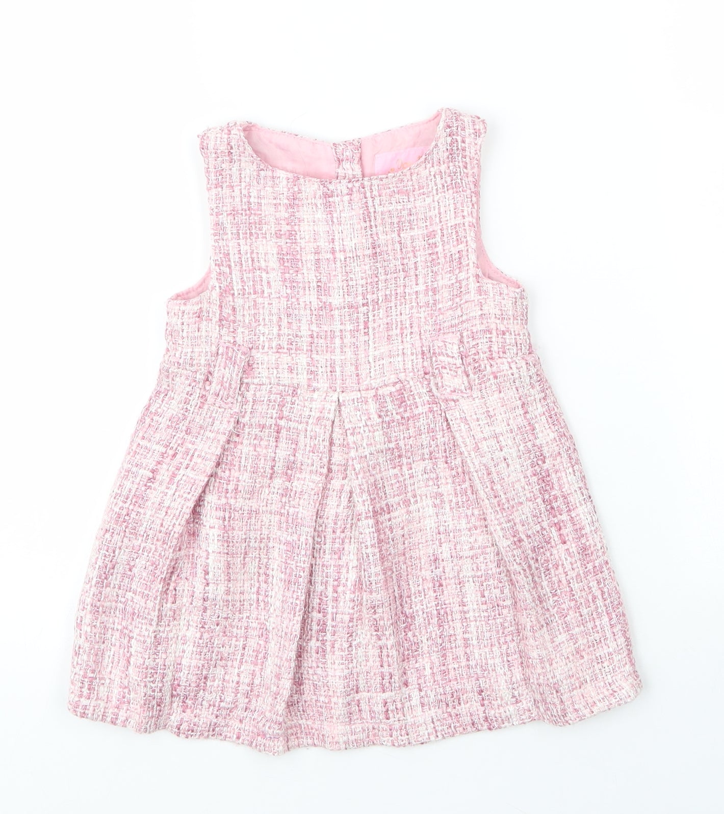 Primark Girls Pink  Polyester A-Line  Size 9-12 Months  Round Neck