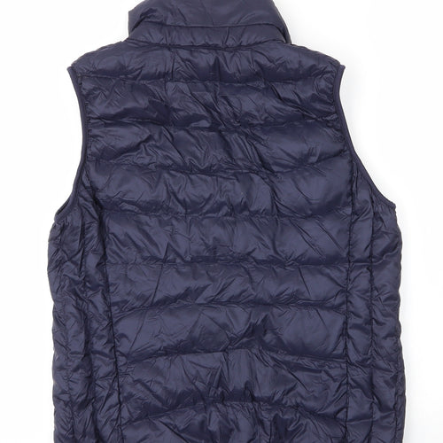 Uniqlo Womens Blue   Gilet Coat Size L  Zip