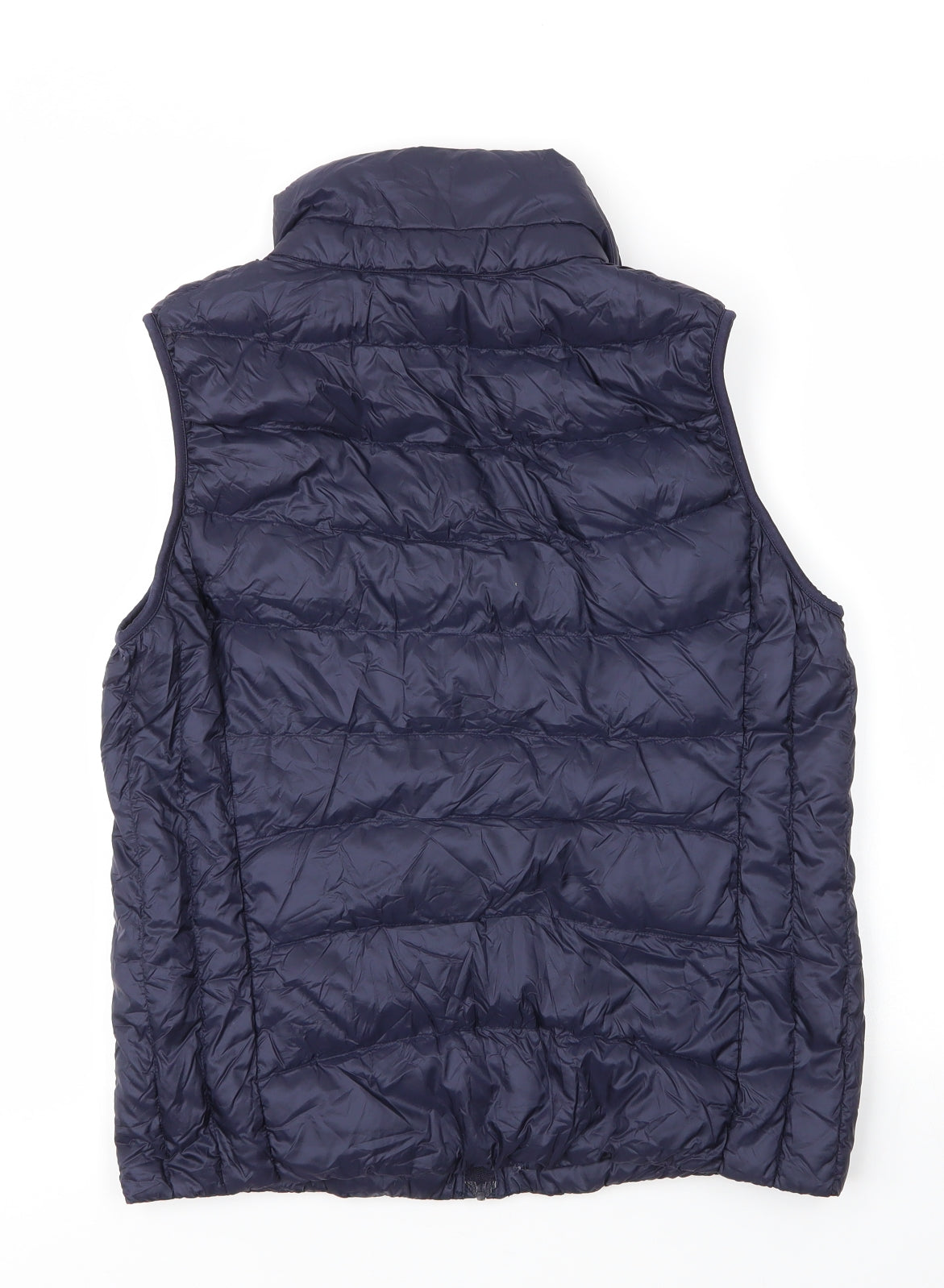 Uniqlo Womens Blue   Gilet Coat Size L  Zip