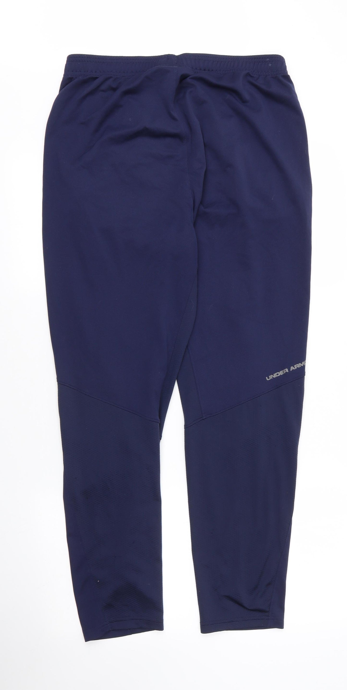Under armour Mens Blue  Polyester Sweatpants Trousers Size L L27 in Regular
