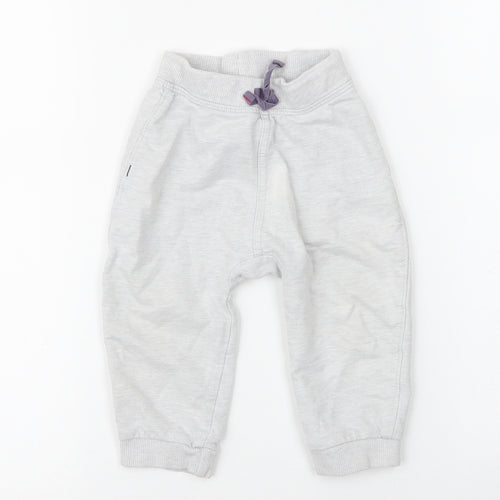 George Baby Grey  Cotton Capri Leggings Size 9 Months  Drawstring