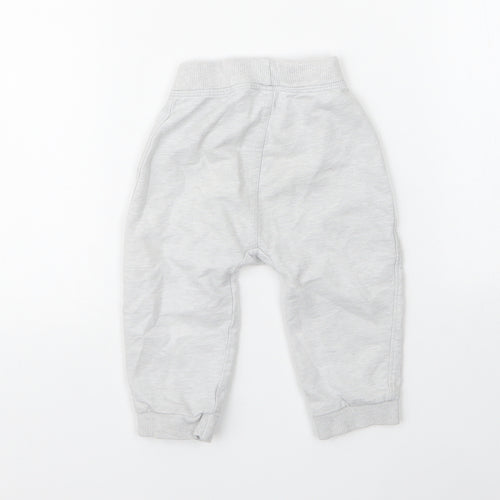 George Baby Grey  Cotton Capri Leggings Size 9 Months  Drawstring