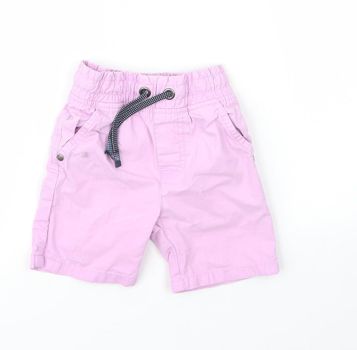 F&F Girls Purple Cotton Capri Jeans Size 12 Months