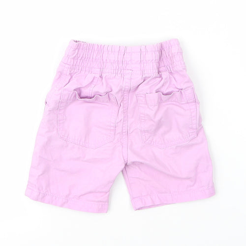 F&F Girls Purple  Cotton Capri Jeans Size 12 Months