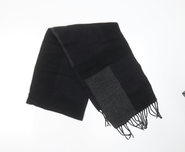 Preworn Unisex Black Polyester Scarf