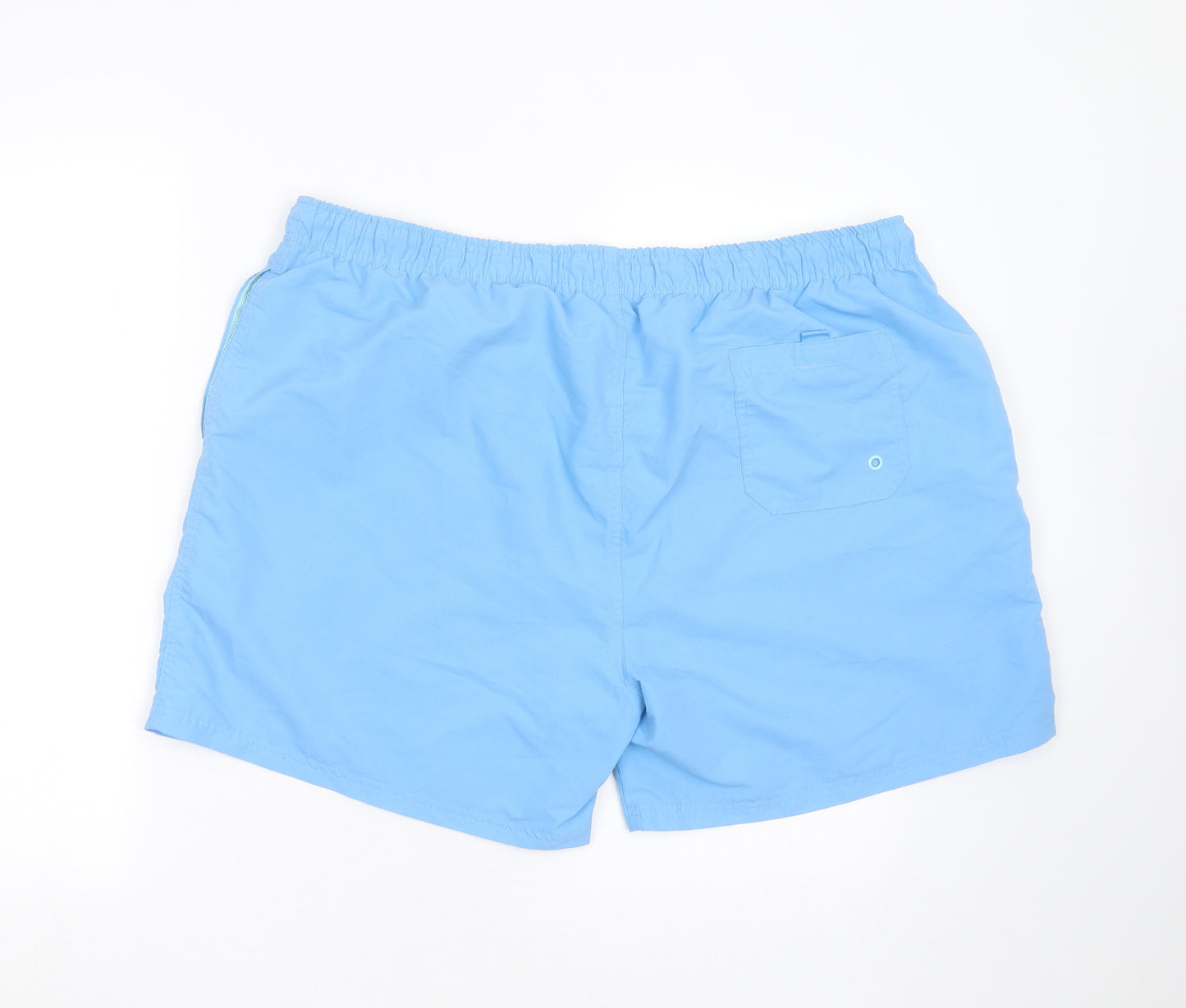 Primark Mens Blue  Polyester Bermuda Shorts Size 2XL  Regular Drawstring - swim short