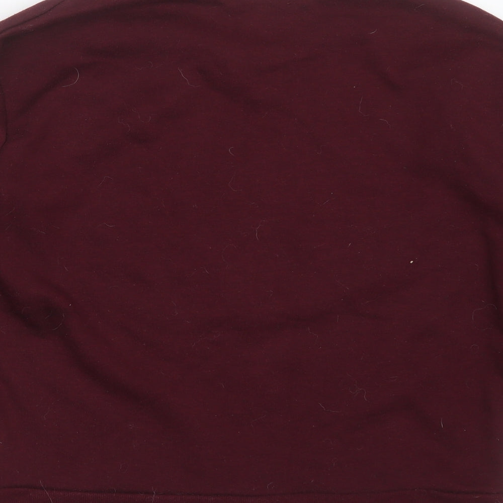 Primark Womens Purple  Cotton Pullover Sweatshirt Size S   - manhattan