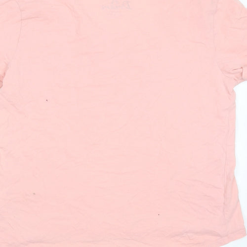 Debenhams Womens Pink Striped Cotton Top Pyjama Top Size 12   - Dreams Can Come True