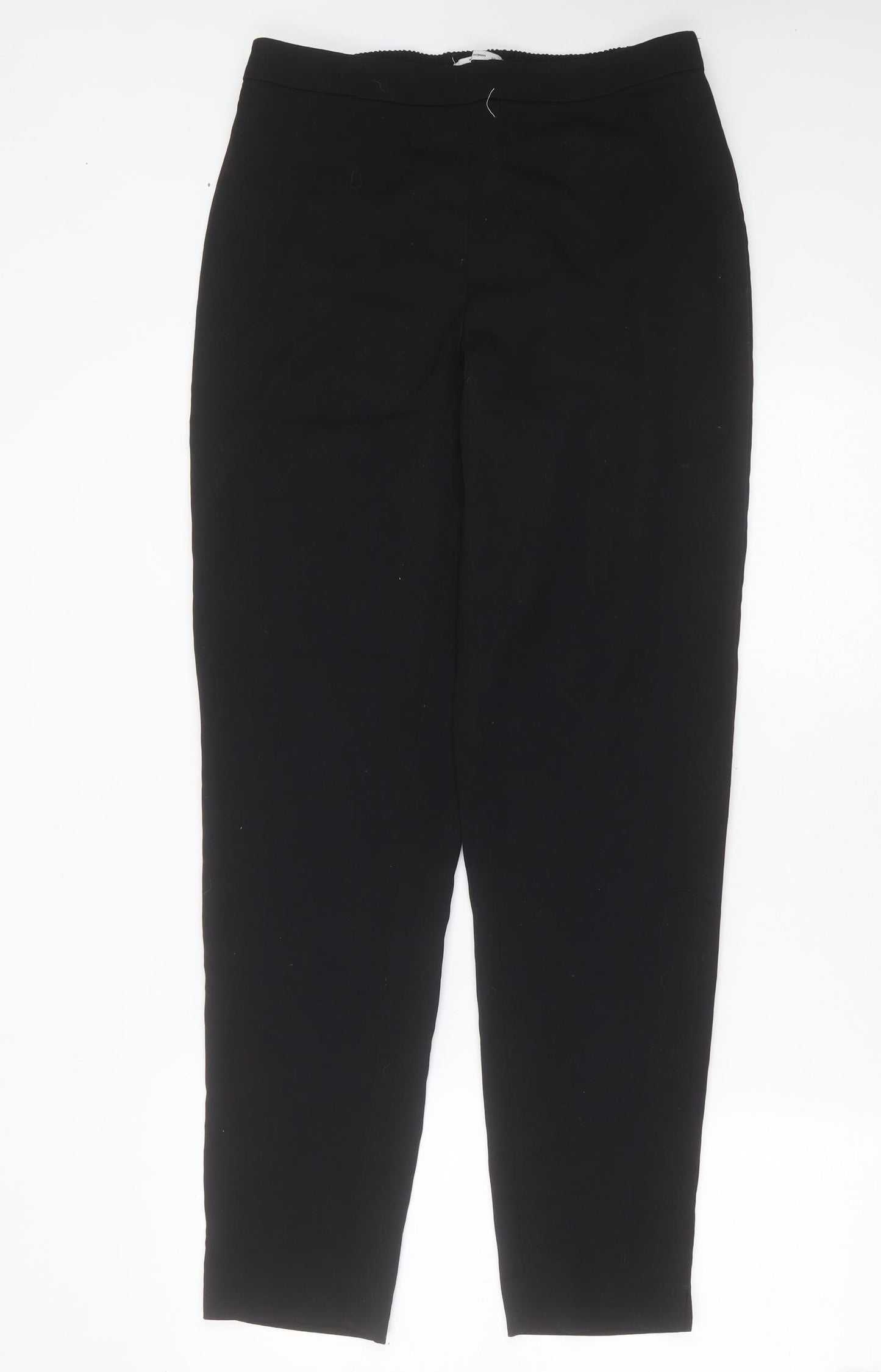 TU Womens Black  Polyester Trousers  Size 12 L30 in Regular