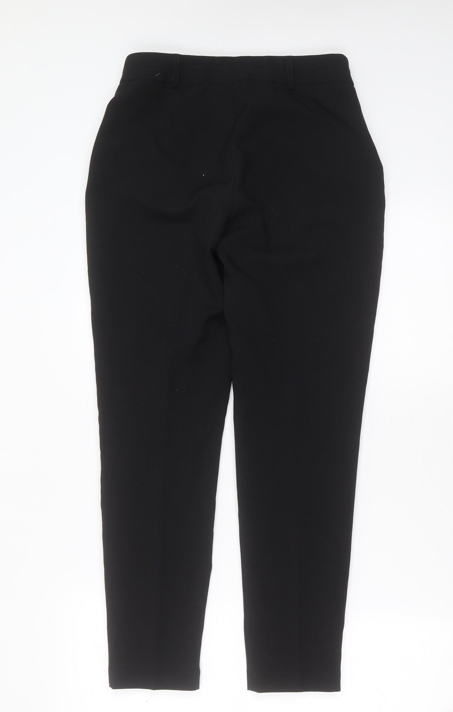 Primark Womens Black  Polyester Trousers  Size 6 L28 in Regular Zip