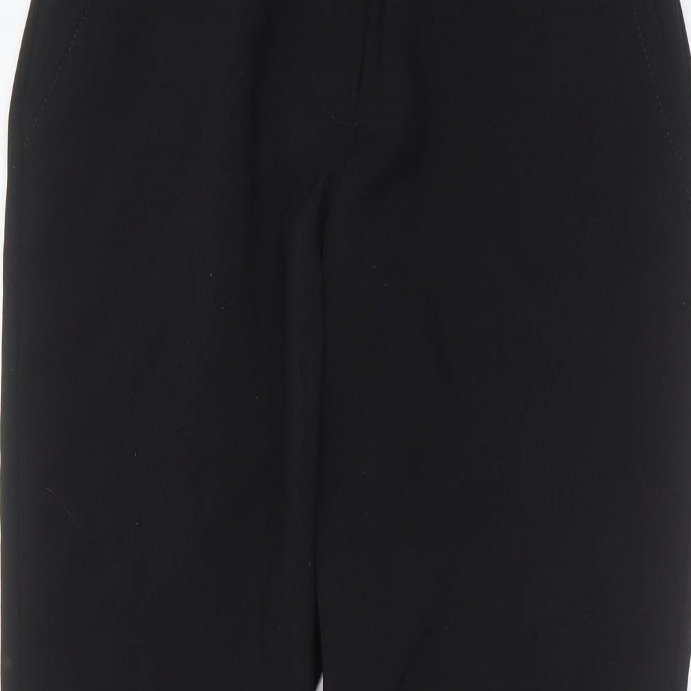 Primark Womens Black  Polyester Trousers  Size 6 L28 in Regular Zip