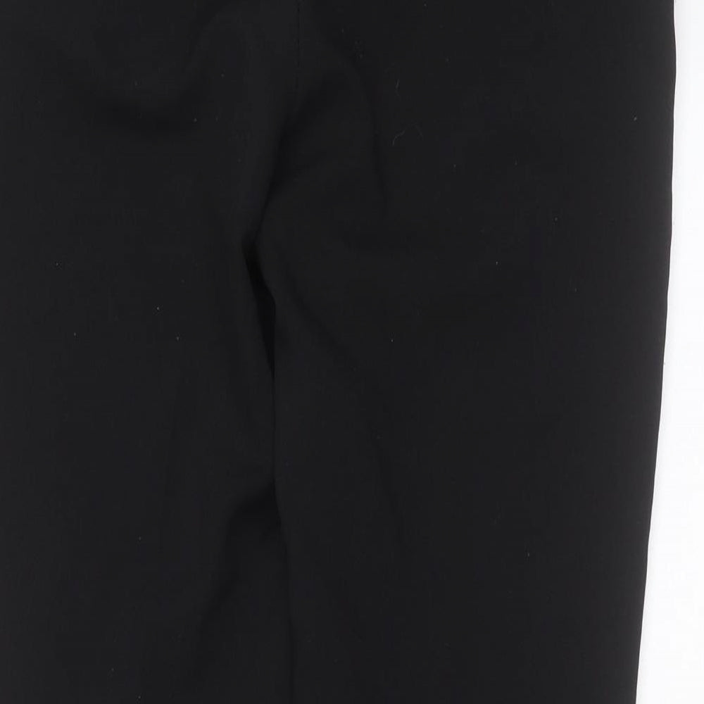 Primark Womens Black  Polyester Trousers  Size 6 L28 in Regular Zip