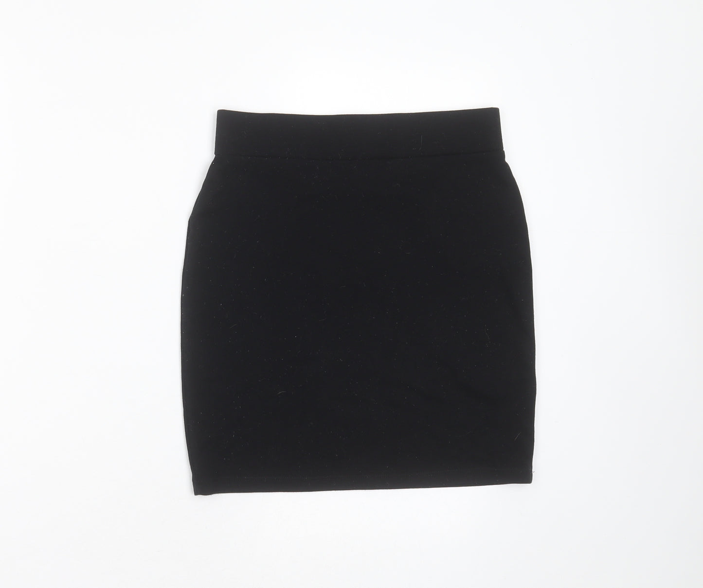 George Girls Black  Polyester Mini Skirt Size 12-13 Years  Regular  - school