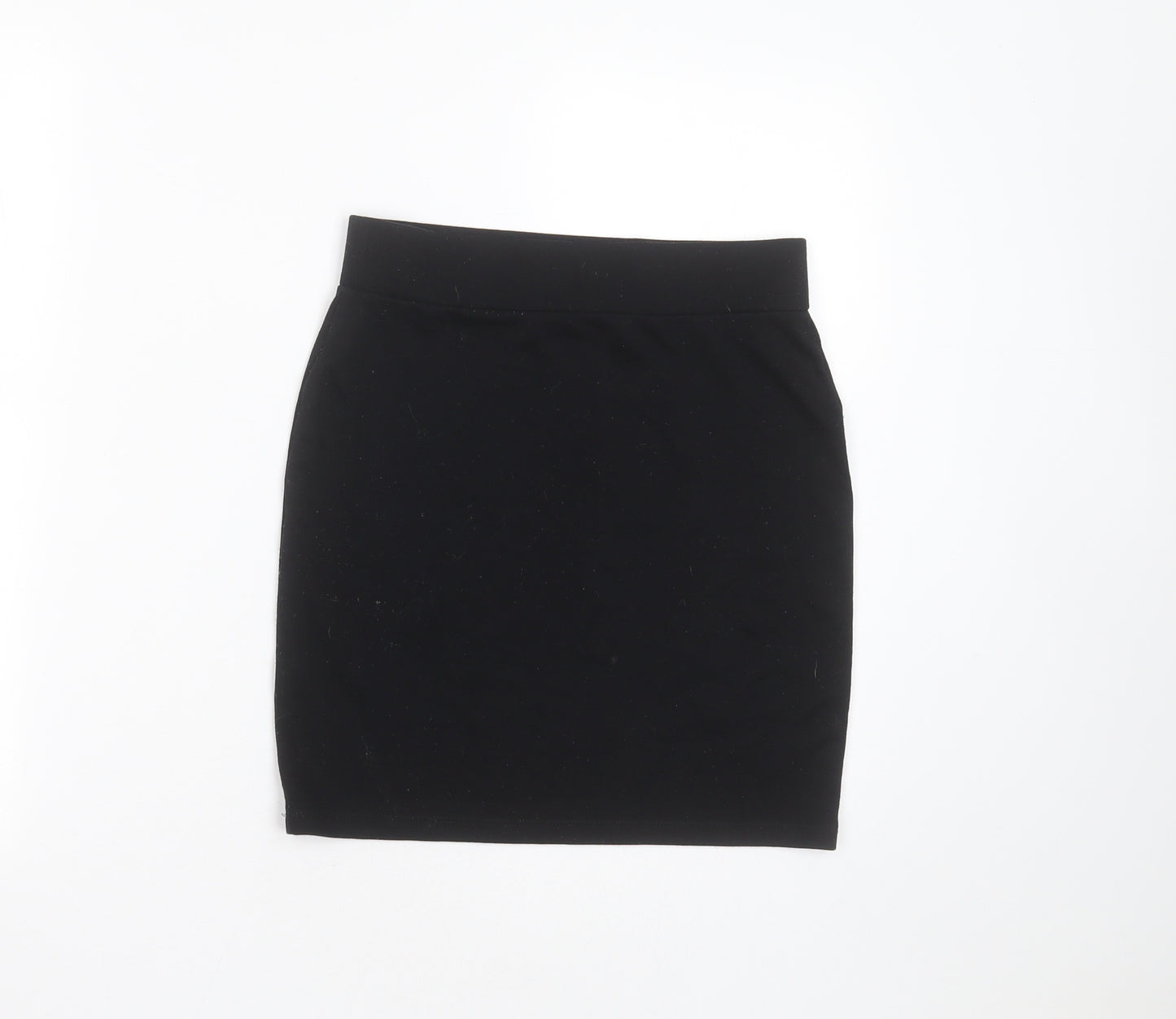 George Girls Black  Polyester Mini Skirt Size 12-13 Years  Regular  - school