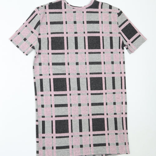 River Island Womens Grey  Polyester Shift  Size 6  Round Neck