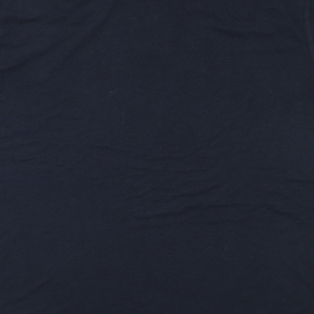 Dickies Mens Blue  Cotton  Polo Size L Collared