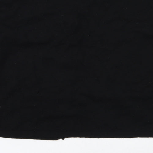 Papaya Womens Black Round Neck  Viscose Cardigan Jumper Size S