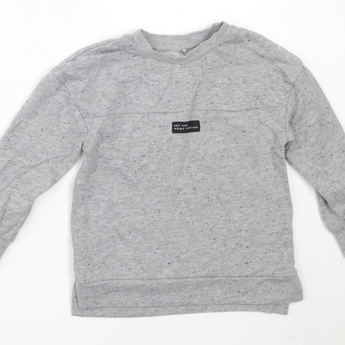 George Boys Grey  Polyester Pullover Sweatshirt Size 3-4 Years