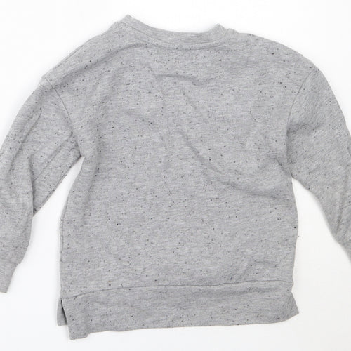 George Boys Grey  Polyester Pullover Sweatshirt Size 3-4 Years