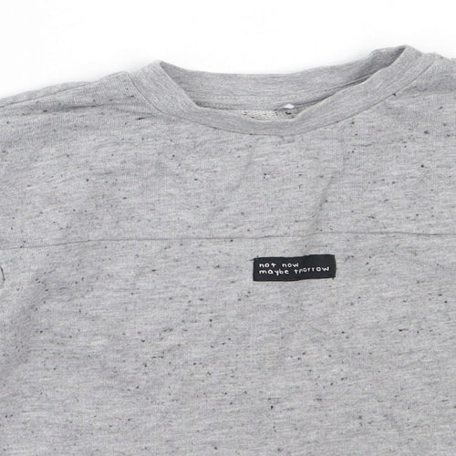 George Boys Grey  Polyester Pullover Sweatshirt Size 3-4 Years