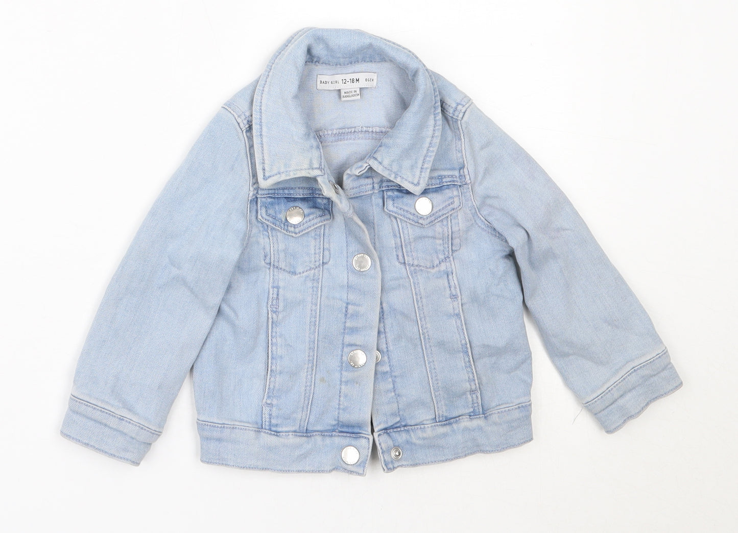 Primark Girls Blue   Jacket  Size 12-18 Months