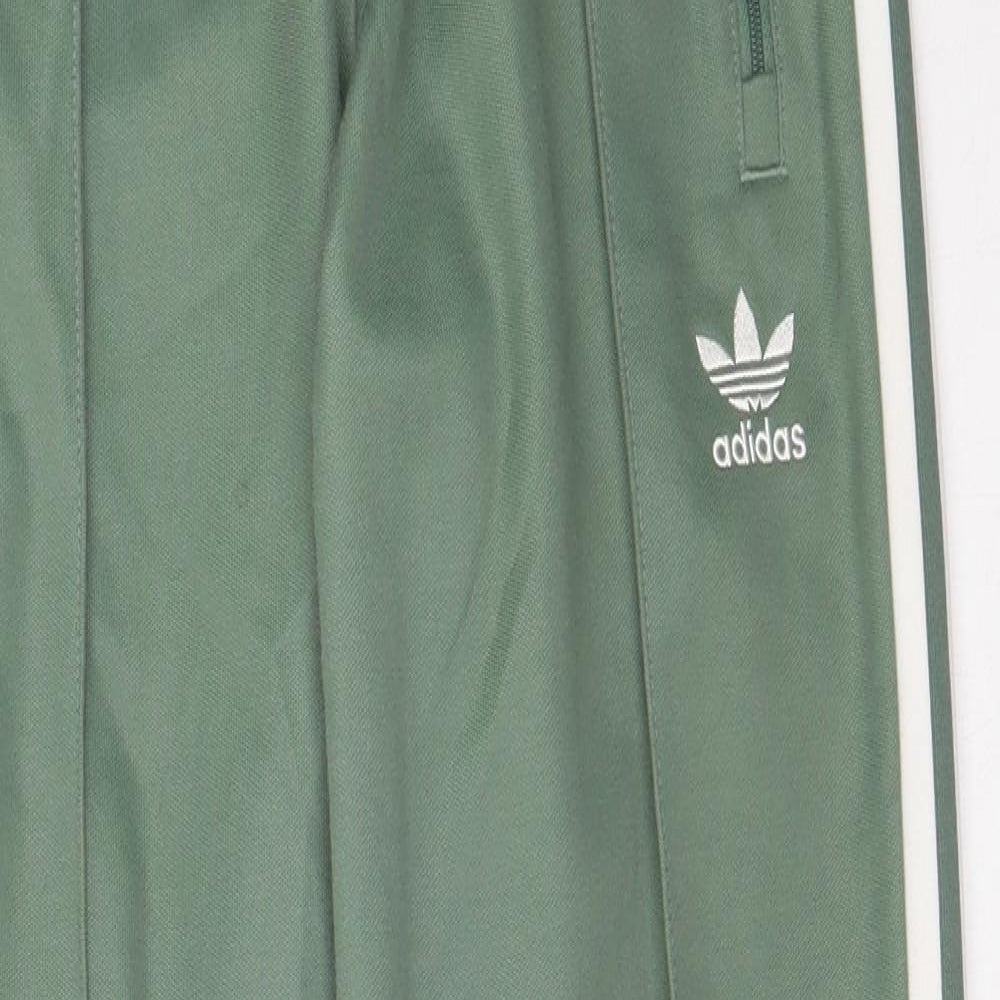 adidas Mens Green  Cotton Sweatpants Trousers Size S L29 in Regular