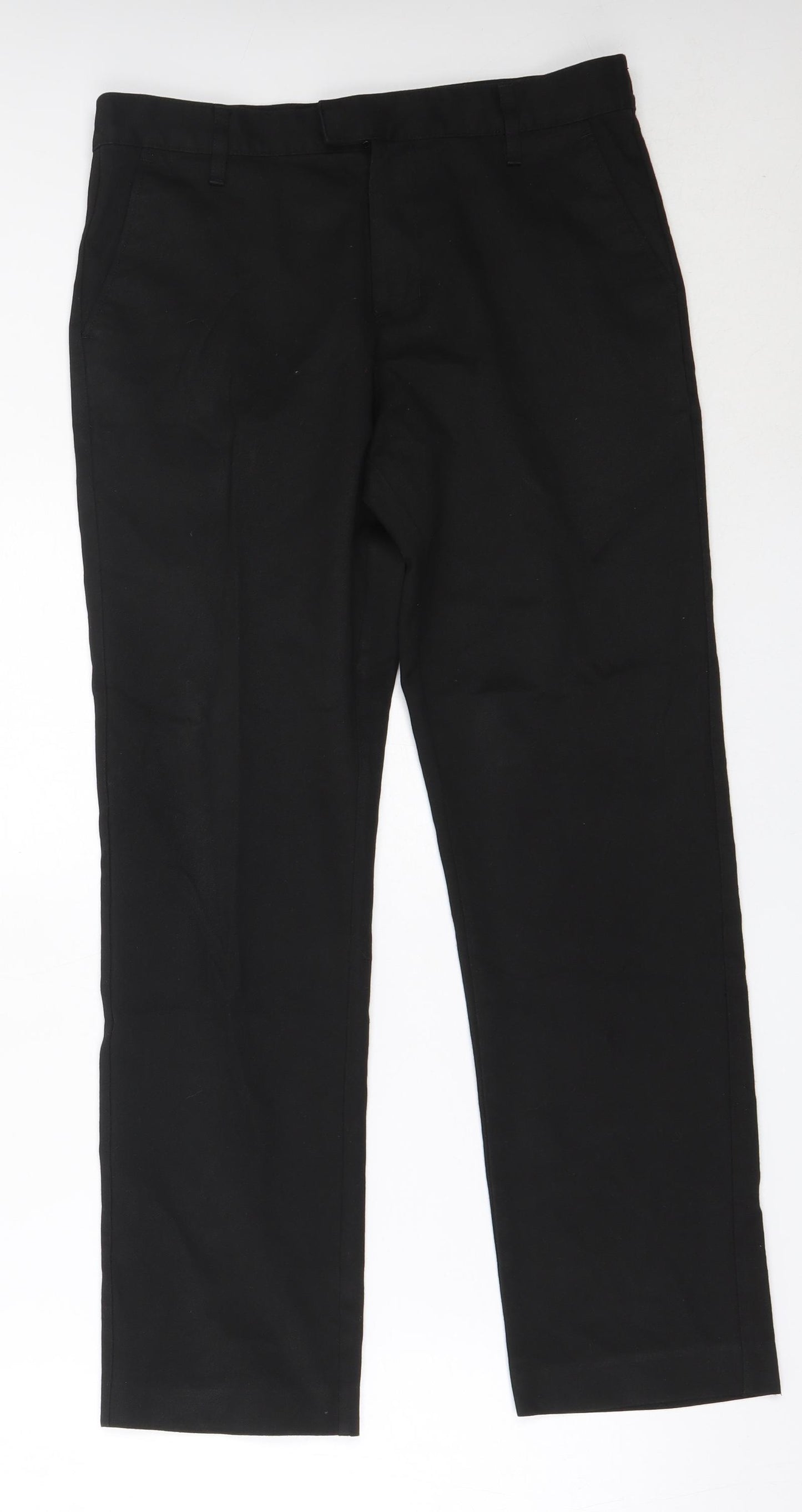 NEXT Boys Black  Polyester Dress Pants Trousers Size 13 Years  Regular  - school