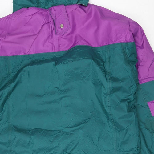 Outdoor Scene Mens Green   Rain Coat Coat Size M