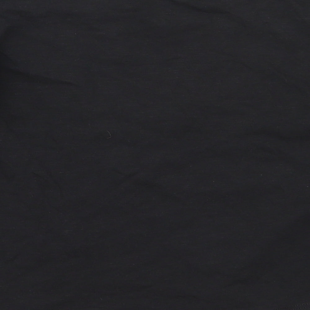 TU Girls Black  Cotton Basic T-Shirt Size 8 Years Round Neck