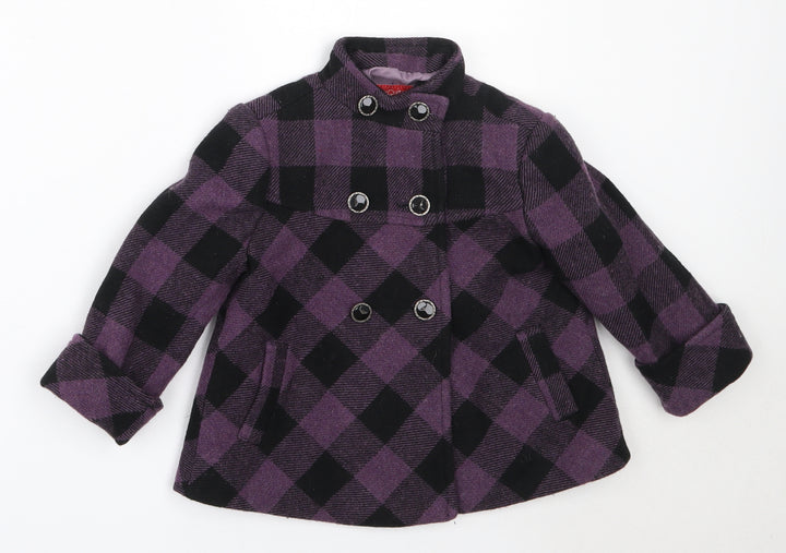 Mariquita Perez Girls Purple Overcoat Coat Size 2 Years