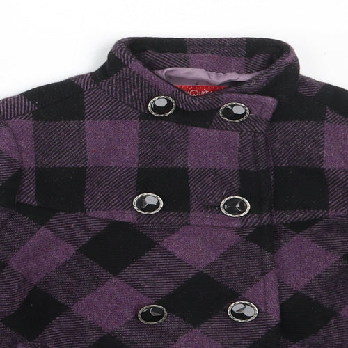 Mariquita Perez Girls Purple   Overcoat Coat Size 2 Years