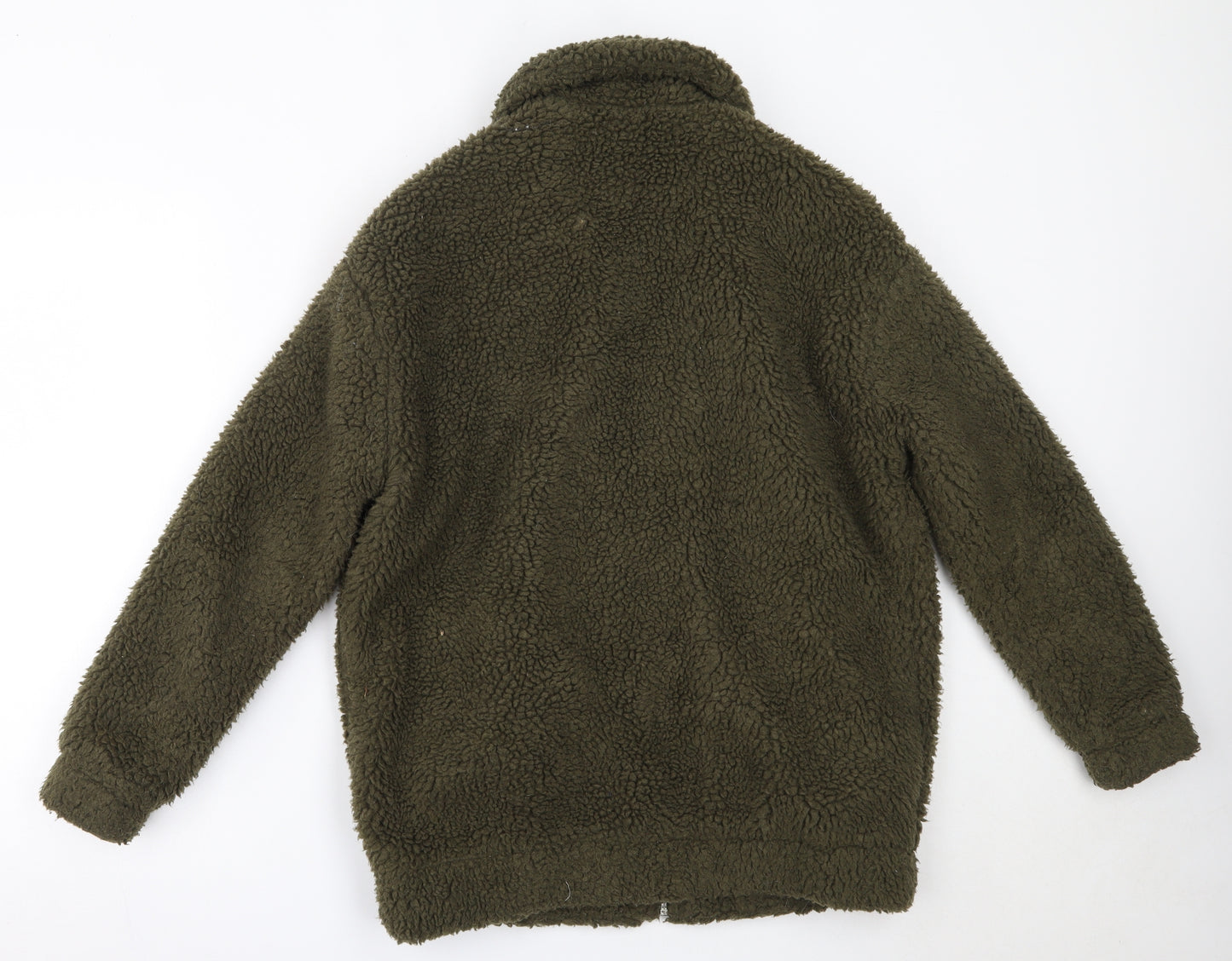 New Look Womens Green   Bomber Jacket Coat Size S