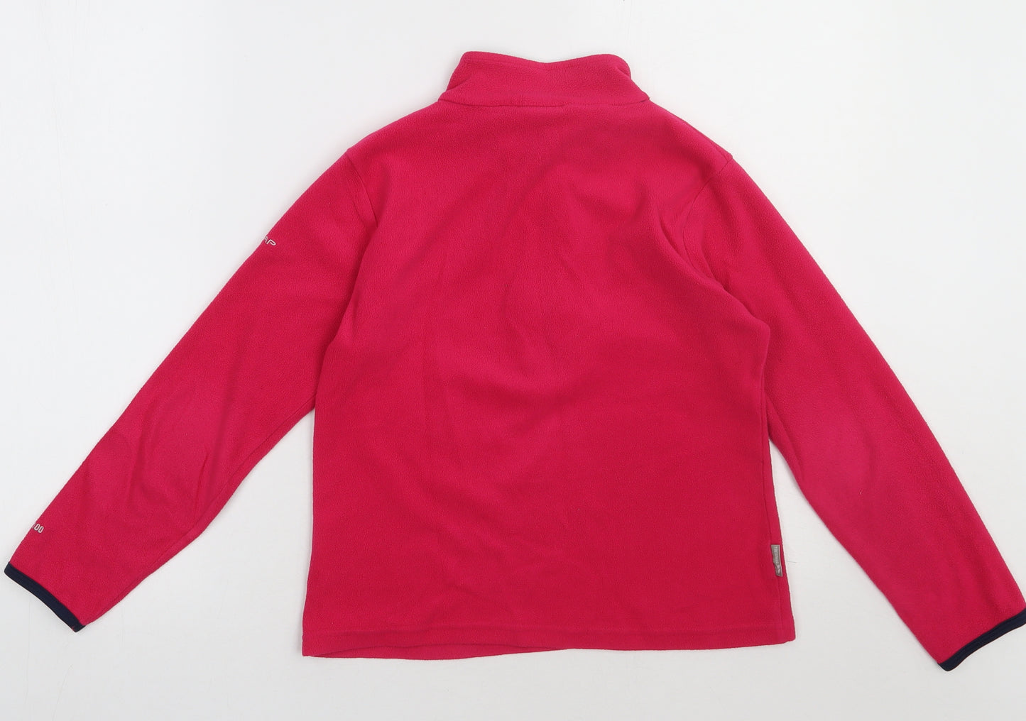 Trespass Girls Pink  Polyester Pullover Sweatshirt Size 9-10 Years  Zip