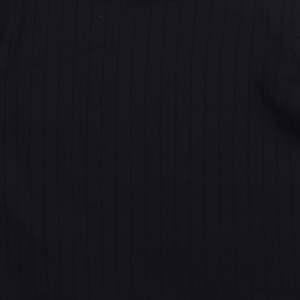 F&F Womens Blue  Polyester Pullover Sweatshirt Size 10  Pullover - ribbed fabric