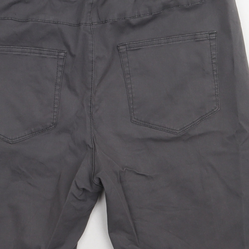 pep&co Mens Grey  Cotton Chino Shorts Size L L12 in Regular Tie