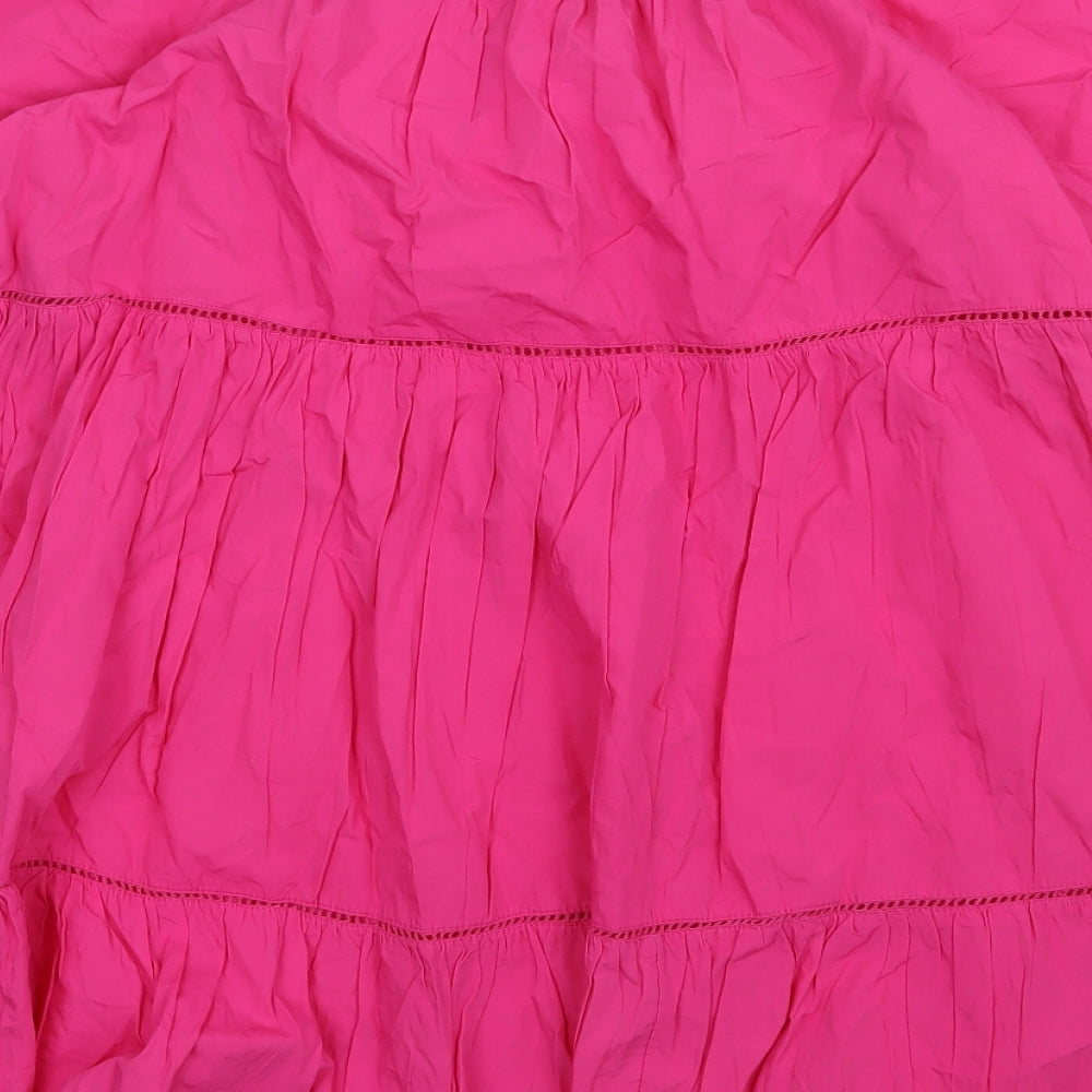 Accessories Womens Pink  Cotton Basic T-Shirt Size 18 Off the Shoulder