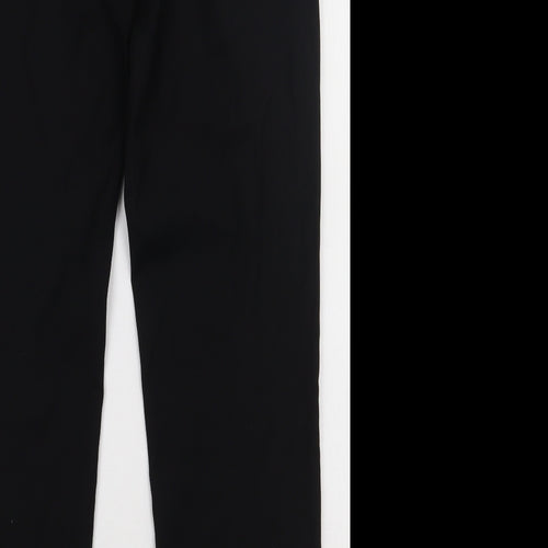 One Six Five Mens Black  Polyester Trousers  Size 32 L31 in Regular Button