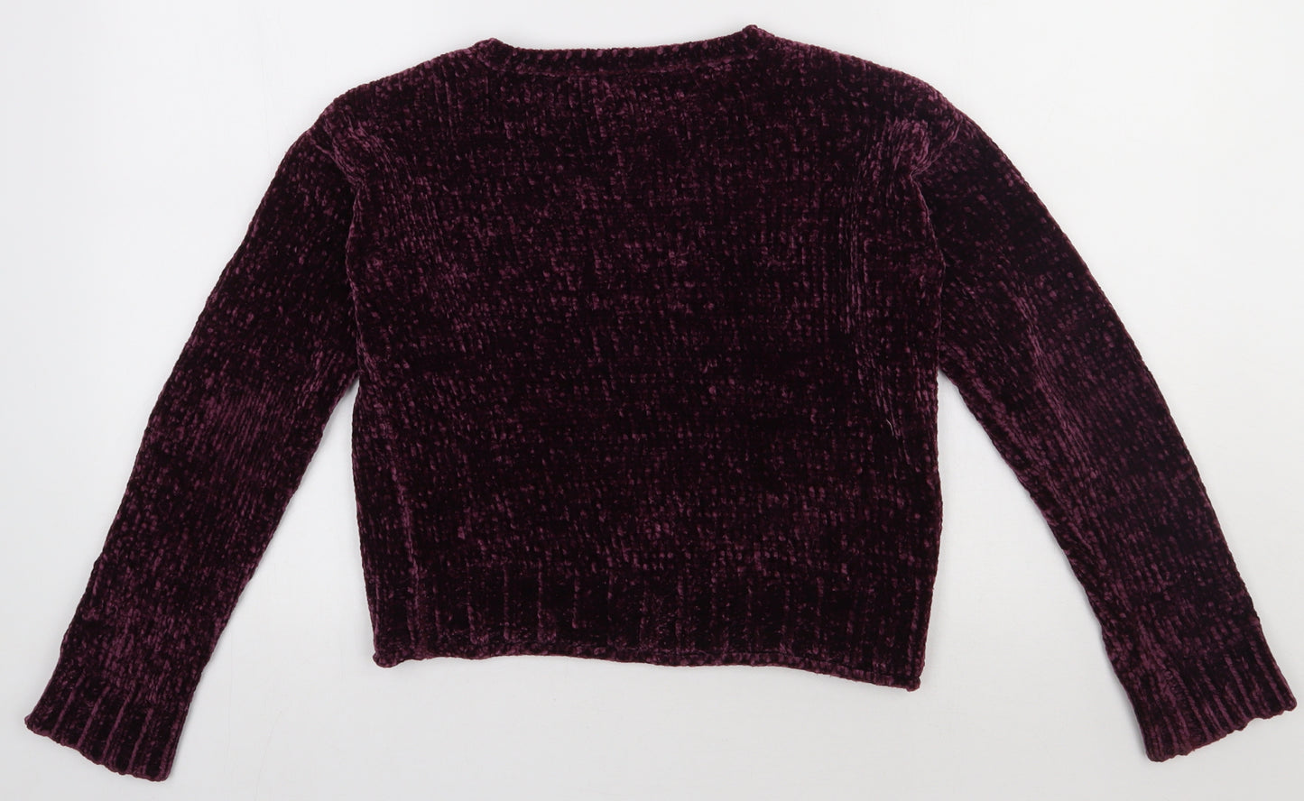 miss evie Girls Purple  Polyester Pullover Sweatshirt Size 11-12 Years  Pullover