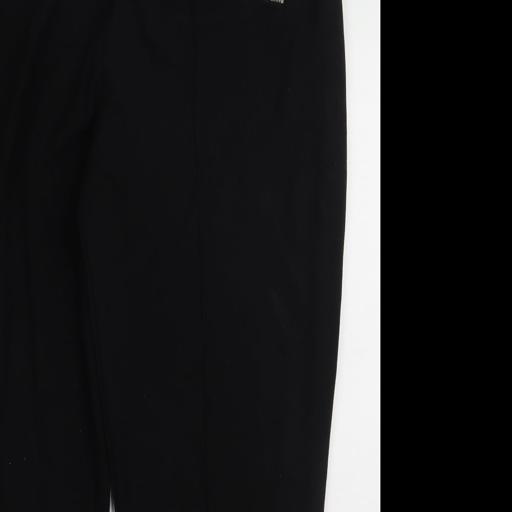 chicue Womens Black  Nylon Trousers  Size 28 L32 in Regular