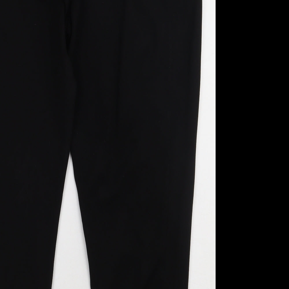 chicue Womens Black  Nylon Trousers  Size 28 L32 in Regular